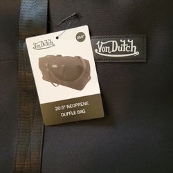 Von Dutch 20.5" Neoprene Duffel Bag