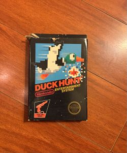 Nintendo NES - DUCK HUNT game complete with box and instructions