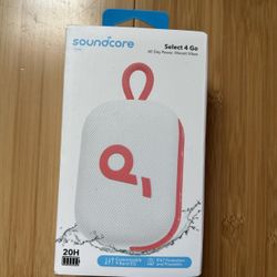 Anker Soundcore Select 4 Go Bluetooth shower speaker,IP67 waterproof and dustproof ultra-portable speaker, wireless,20 hours of playback time, floatin