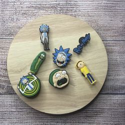 7 RICK AND MORTY Croc Charms