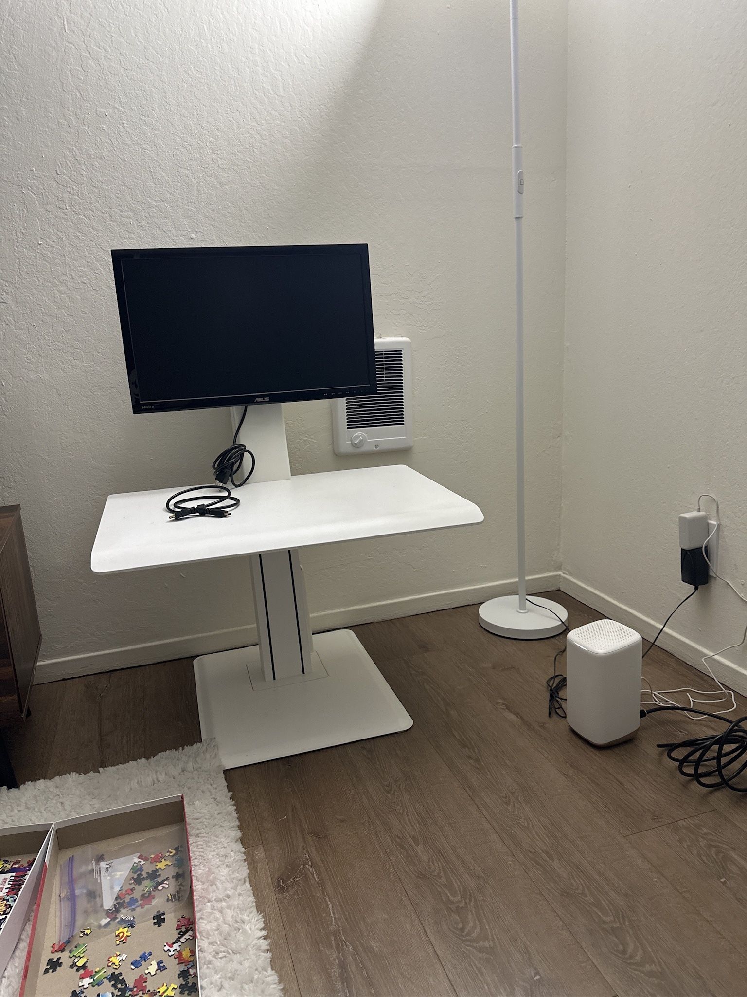 Stand Up Desk With monitor