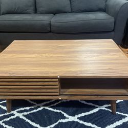 Walnut Brown Coffee Table