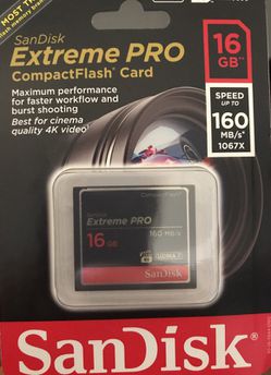 Extreme pro compact flash