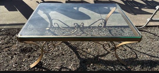 Coffee table Glass$45