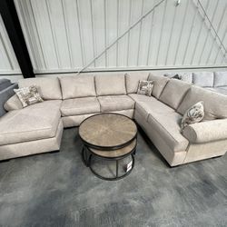 Large Sectional 141” X 97” American Made 