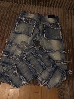 Stacked jeans