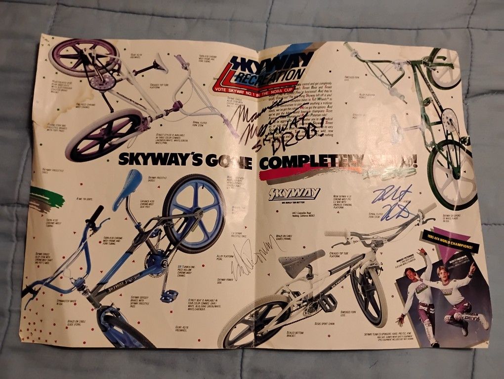sky Way Freestyle Catalog And Signatures Of Skyway Team