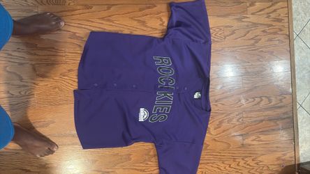 Colorado Rockies Logo Athletic Jersey
