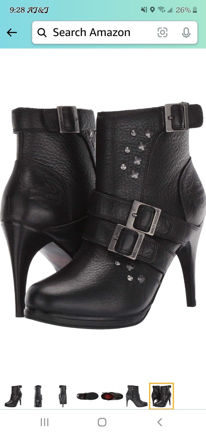 Harley Davidson Womens Ankle Boots 