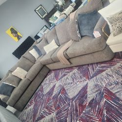 Grey  Luxury Sectional 