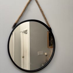 Circle Mirror On Rope