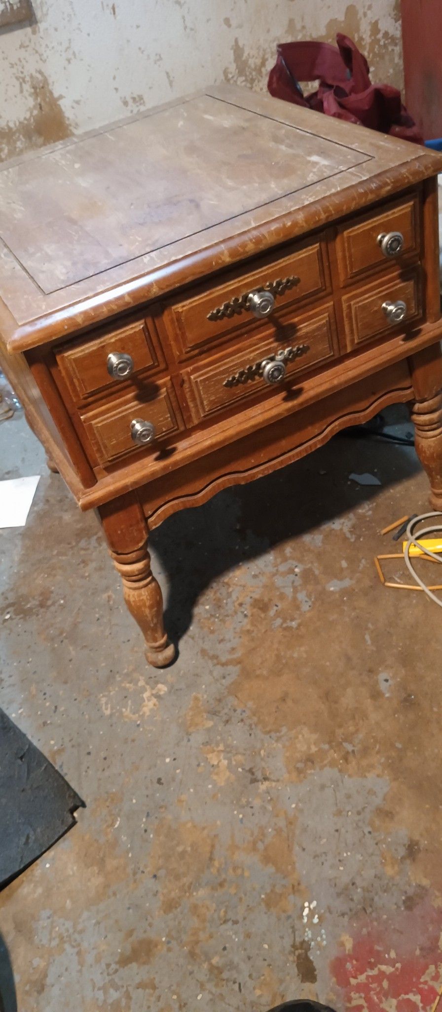 antique end table 