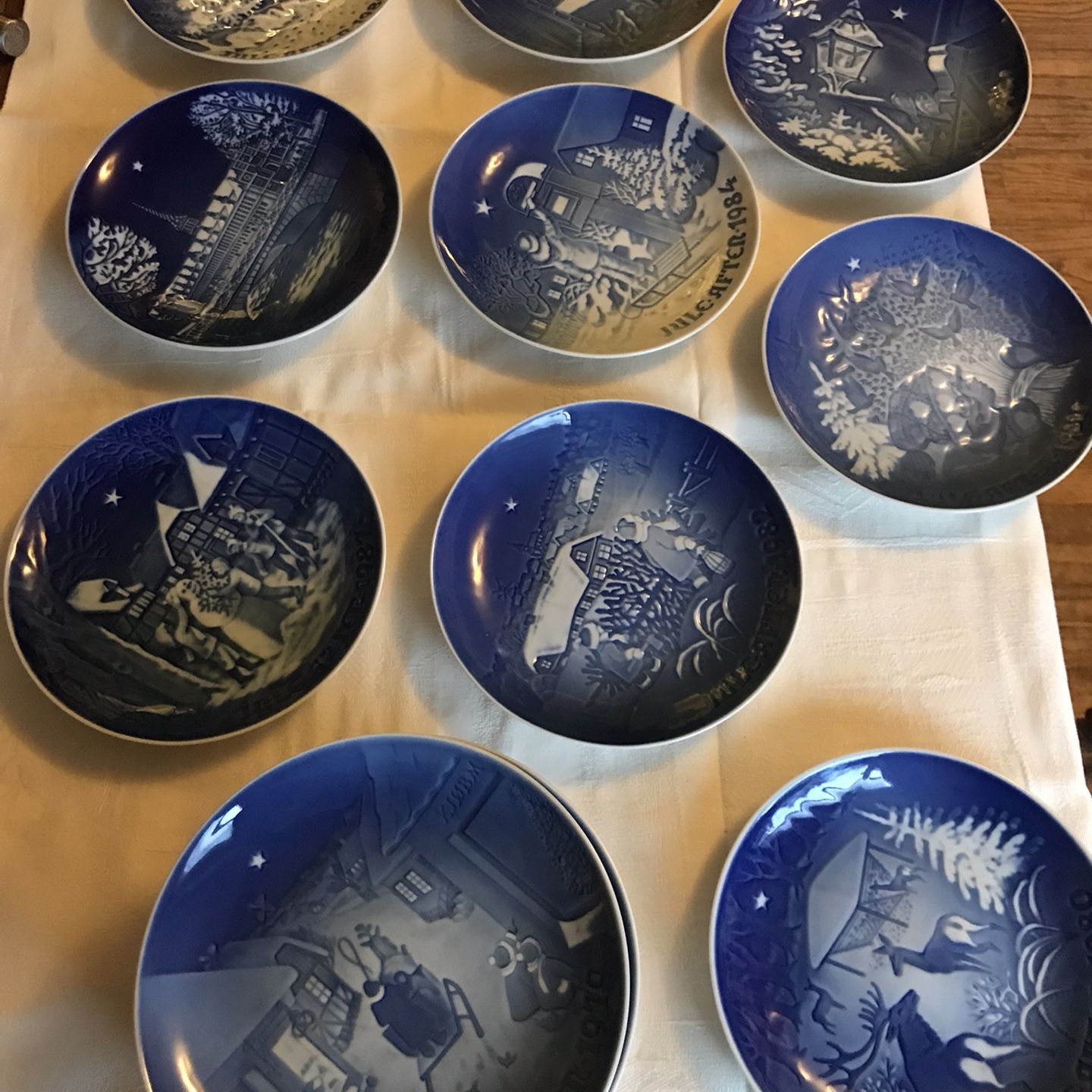 B&G Copenhagen Porcelain Plate Set