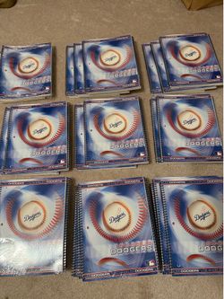Moving sale Brand new LA Dodgers notebooks