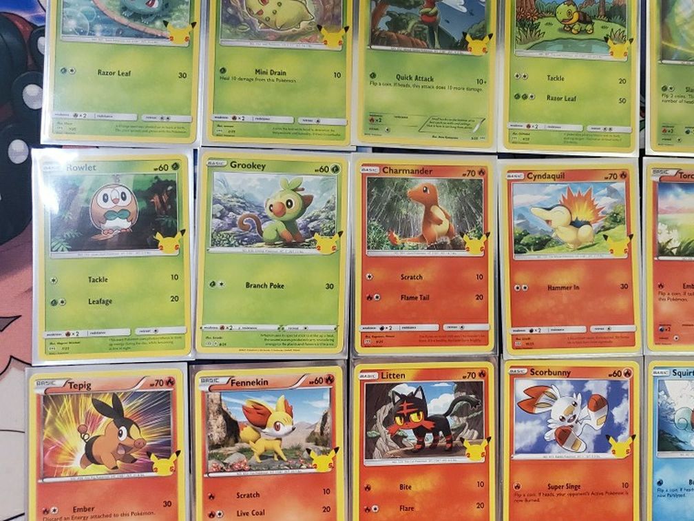 Pokemon Cards Tcg 25th Anniversary Mcdonald S Promo Complete Set Non Holo For Sale In Phoenix Az Offerup Pokemon Cards Tcg 25th Anniversary Mcdonald S Promo Complete Set Non Holo For Sale In Phoenix Az Offerup