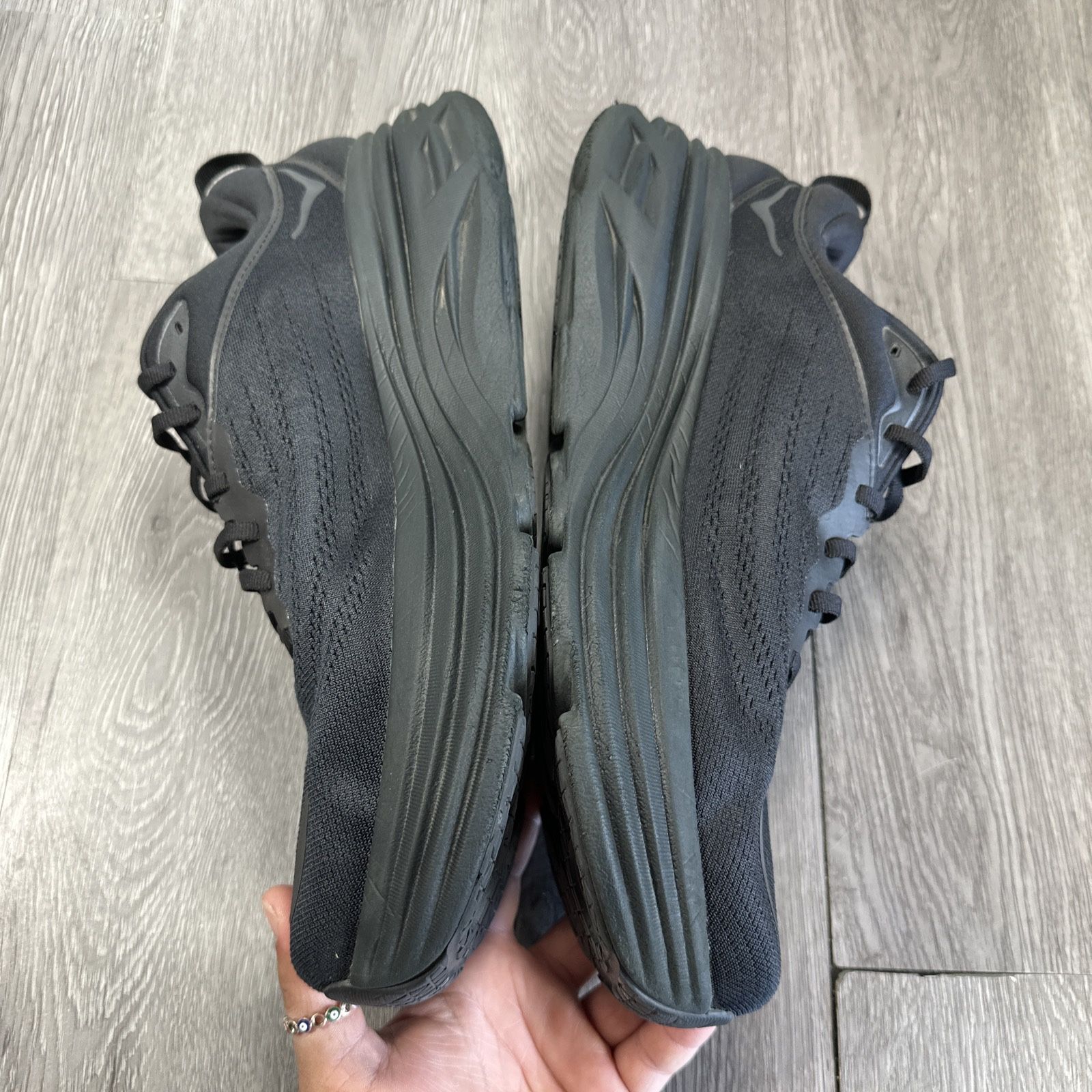 Hoka One One Bondi 8 2E Wide Triple Black - 1127953-BBLC Running Shoes Hoka One Bondi 8 Men main image 3