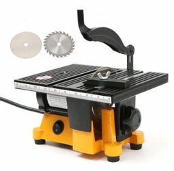 4" Mini Electric Table Saw Metal Wood Cutting
