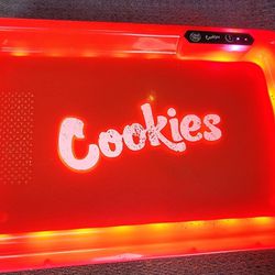 Cookies Rolling Tray Light Up Glow Tray