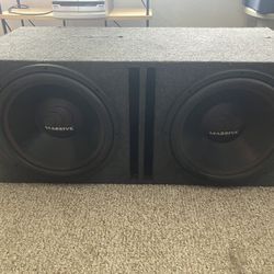 15in 3000 Watt MASSIVE SUBS