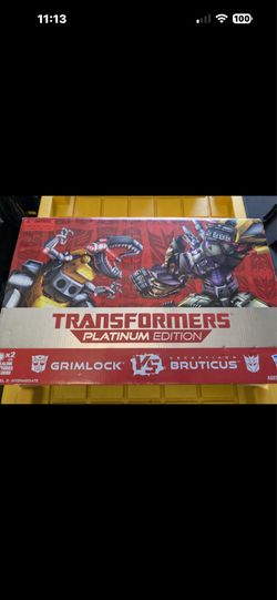 Transformers “Platinum edition “Grimlock vs Bruticus 2 pack