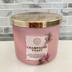   Bath and Body Works Candle Champagne Toast