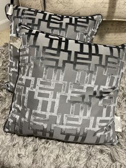 20x20 Gray Throw Pillow