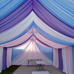 Tent Drapping Chairs And Tables 