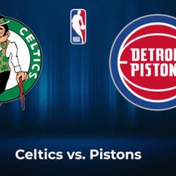 Boston Celtics vs. Detroit Pistons 4 tickets