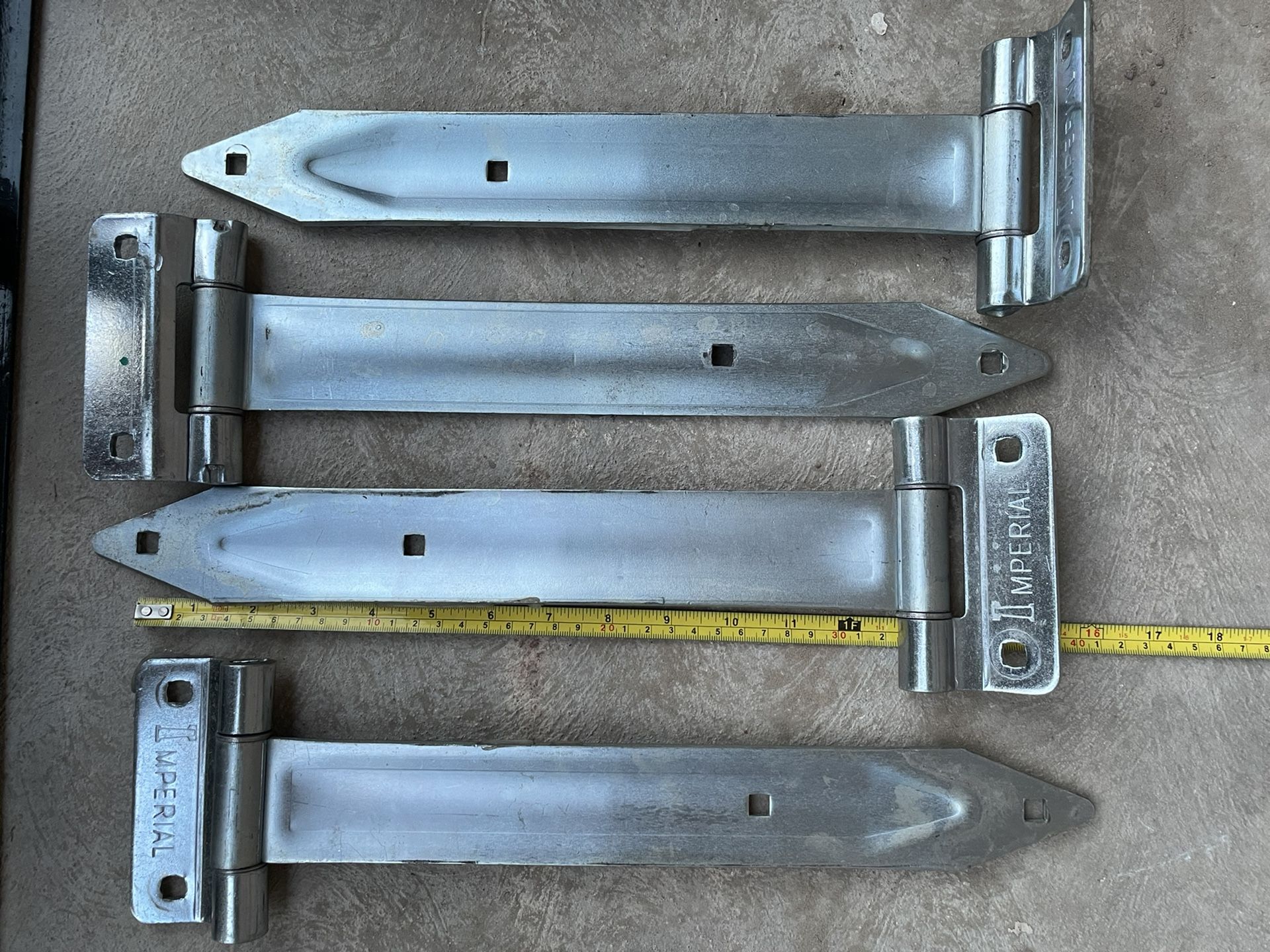 4 Pcs 14” T-straps Hinge for enclosed Trailers
