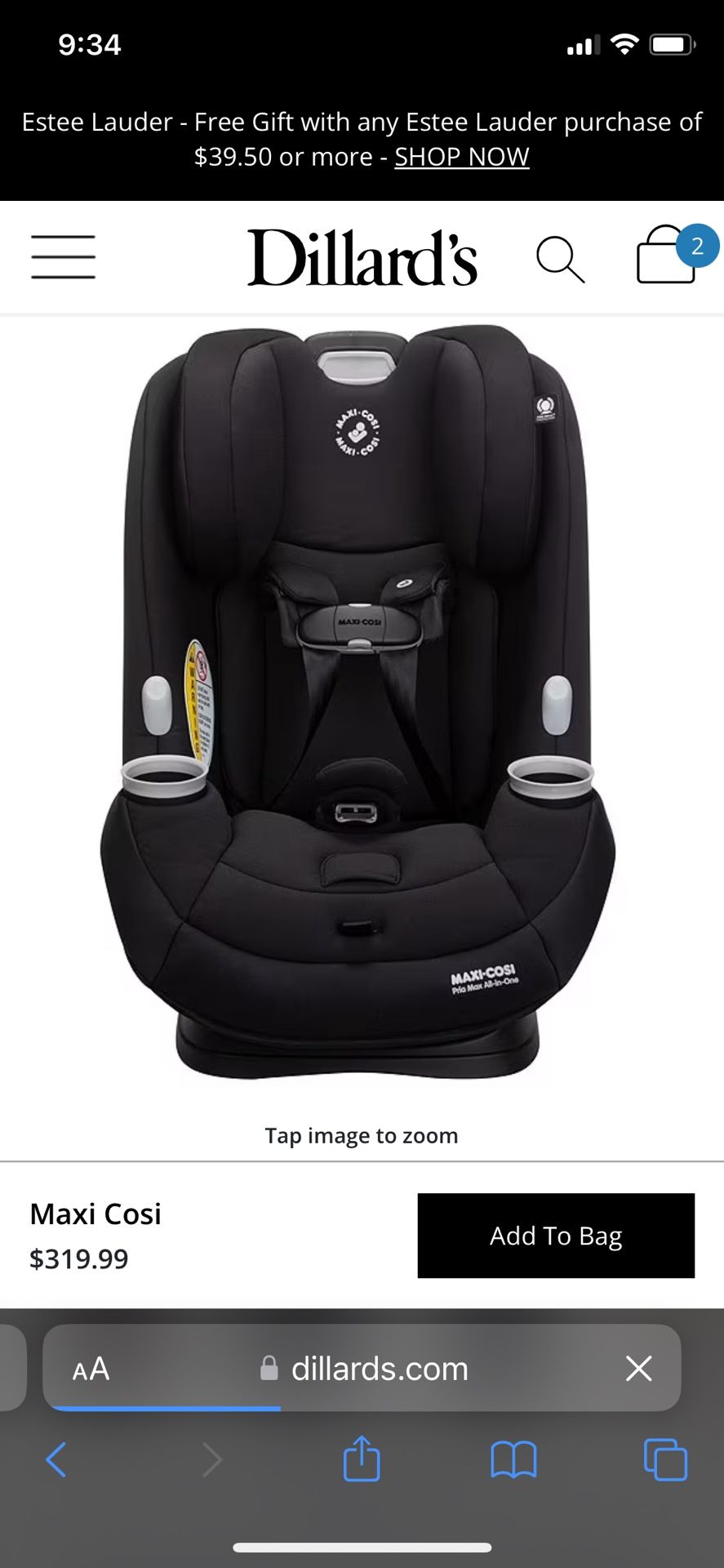 Maxi Cosi Car Seat Pria 