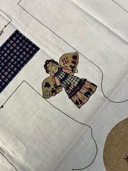 Christmas Angel Fabric Craft Panel