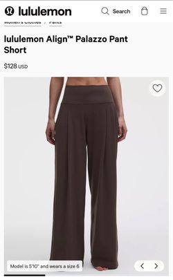 Lululemon Align Palazzo Pant Short