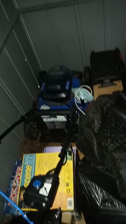 Kobalt 40volt lawnmower and weedeater with 2 batteries and chargers