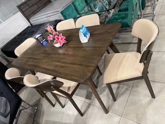 Mid-Century Dining Table and 6 Chair 🥳🥳🥳