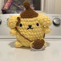 Pompompurin Crochet 9.25 In