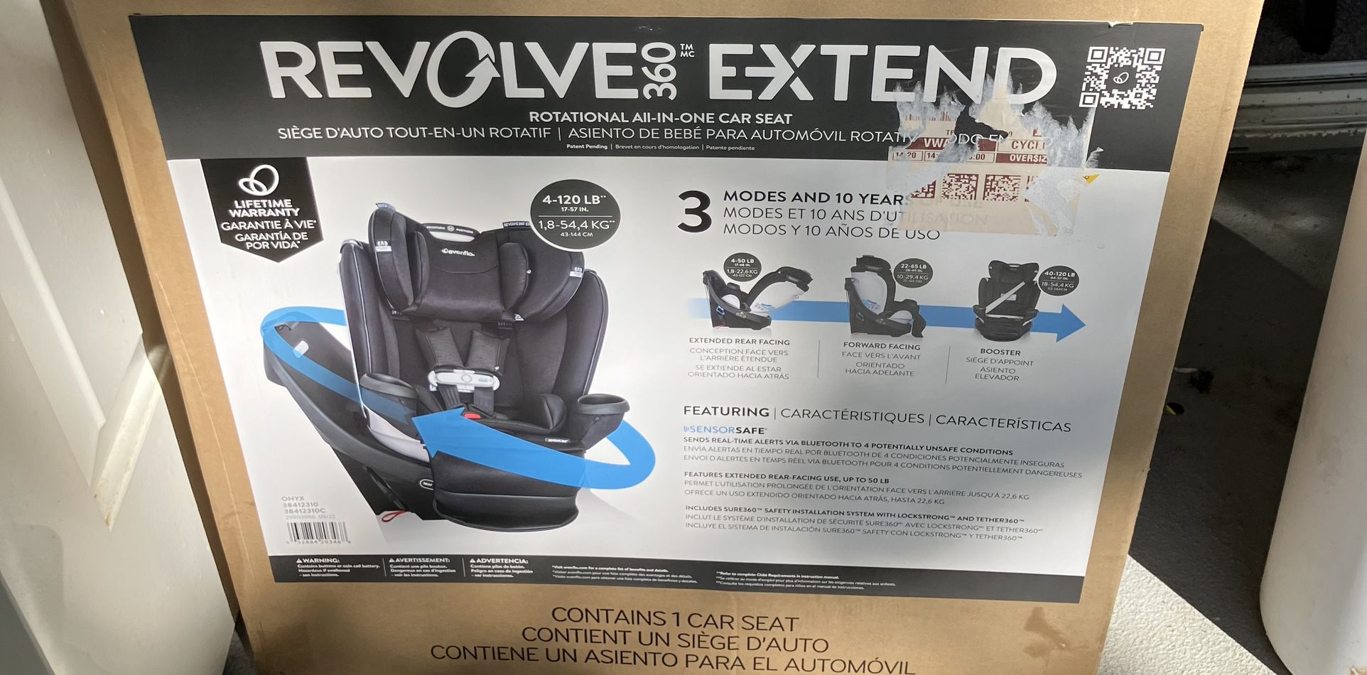 Eve Flo Revolve360 Car seat 