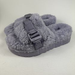 Ugg Fluffita Sheepskin Slipper Slide Sandals 1113475 women sz 7 new no box