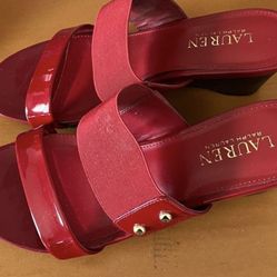 There Slip On From Ralph Lauren The Size Is7 The Color Is Red