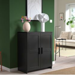 Ikea Black BRIMNES Cabinet 