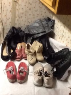 Tons and tons of lightly used shoes