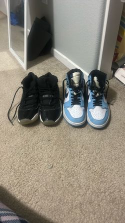 two pairs of jordan’s