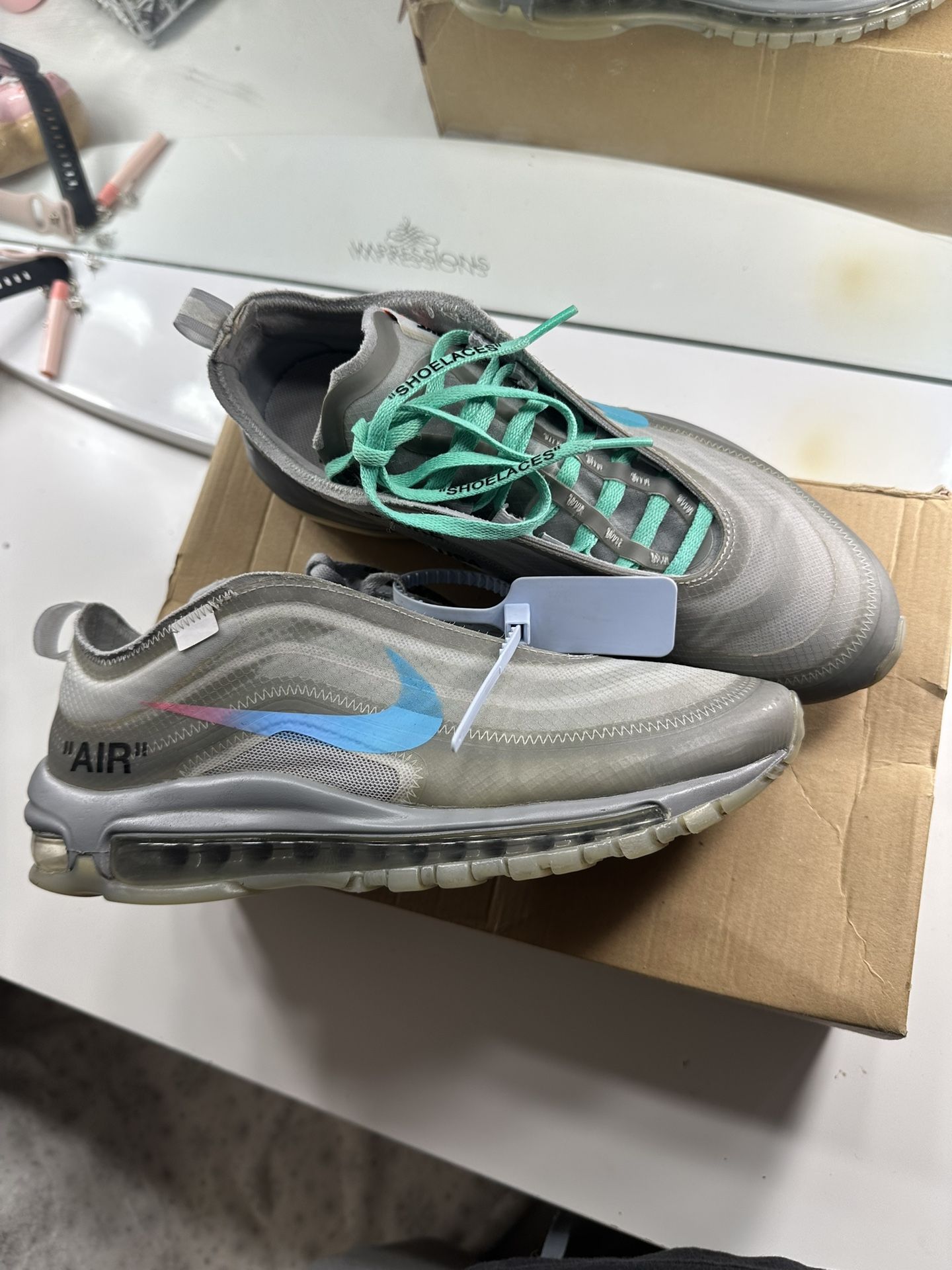 OFF WHITE AIR MAX 97 “Menta” Size SEND OFFERS