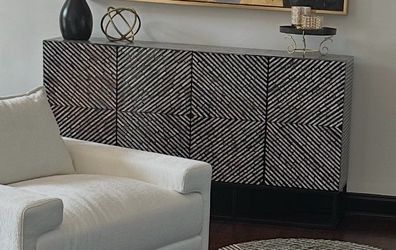 Black & White Accent Table