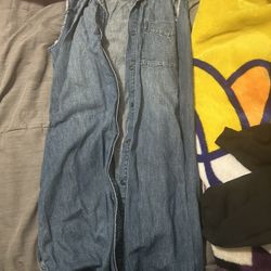 Jean sleeveless dress