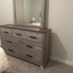 New Dresser, Bed Frame, Mattress, Box Spring