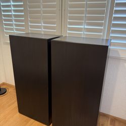 Espresso Storage Cabinets / Bookcases