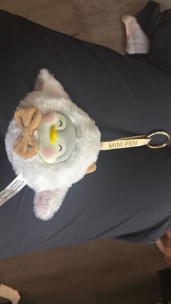 Mini pen plush pendant