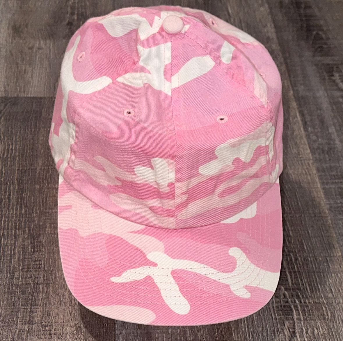 Pink & White Camouflage Hat
