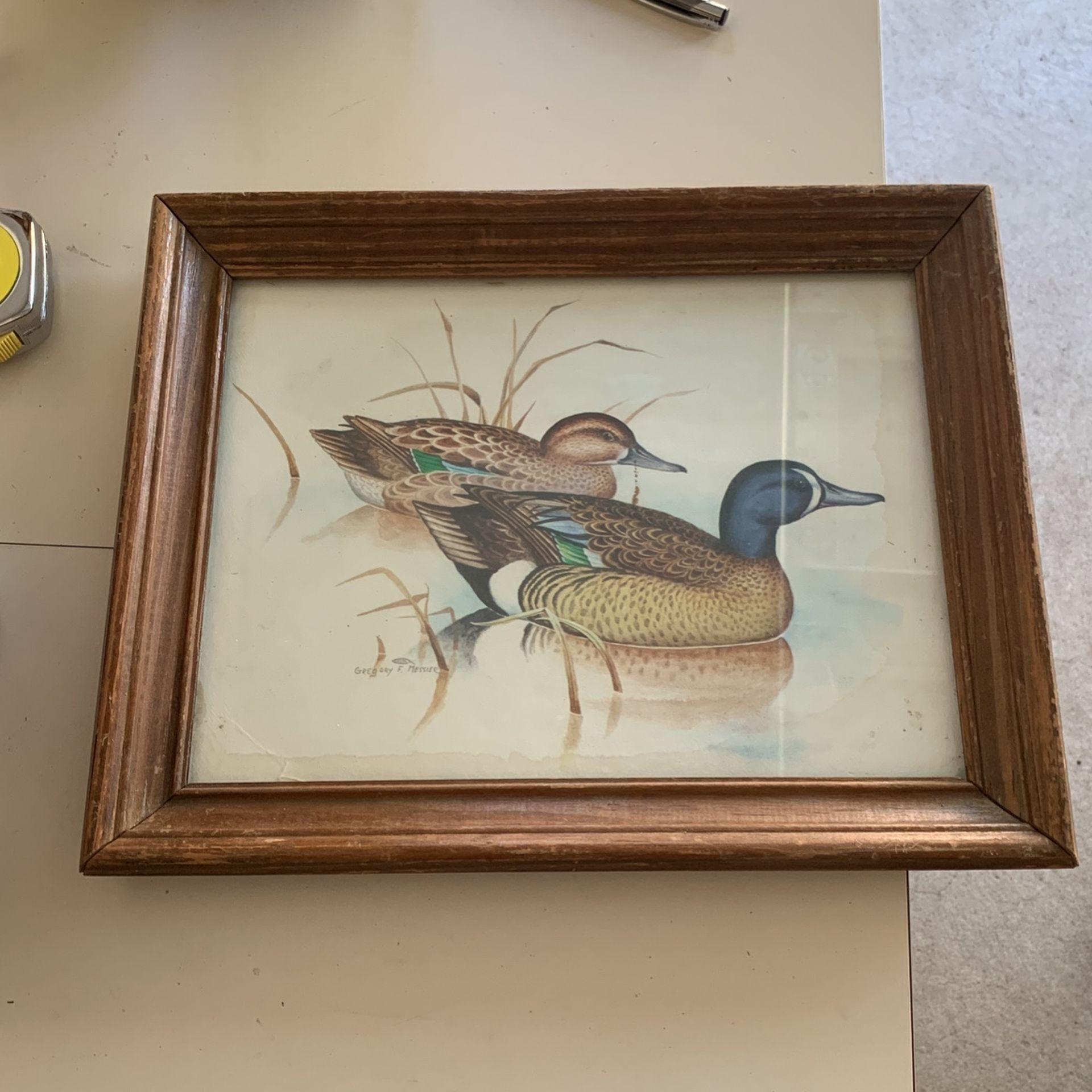 Duck painting By Recognized Artist Gregory F. Messiery