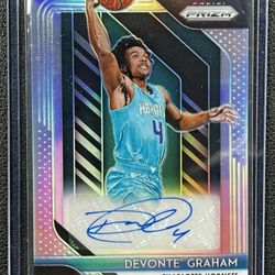 Real Nice Devonte Graham Rookie, Auto Card In MINT CONDITION 